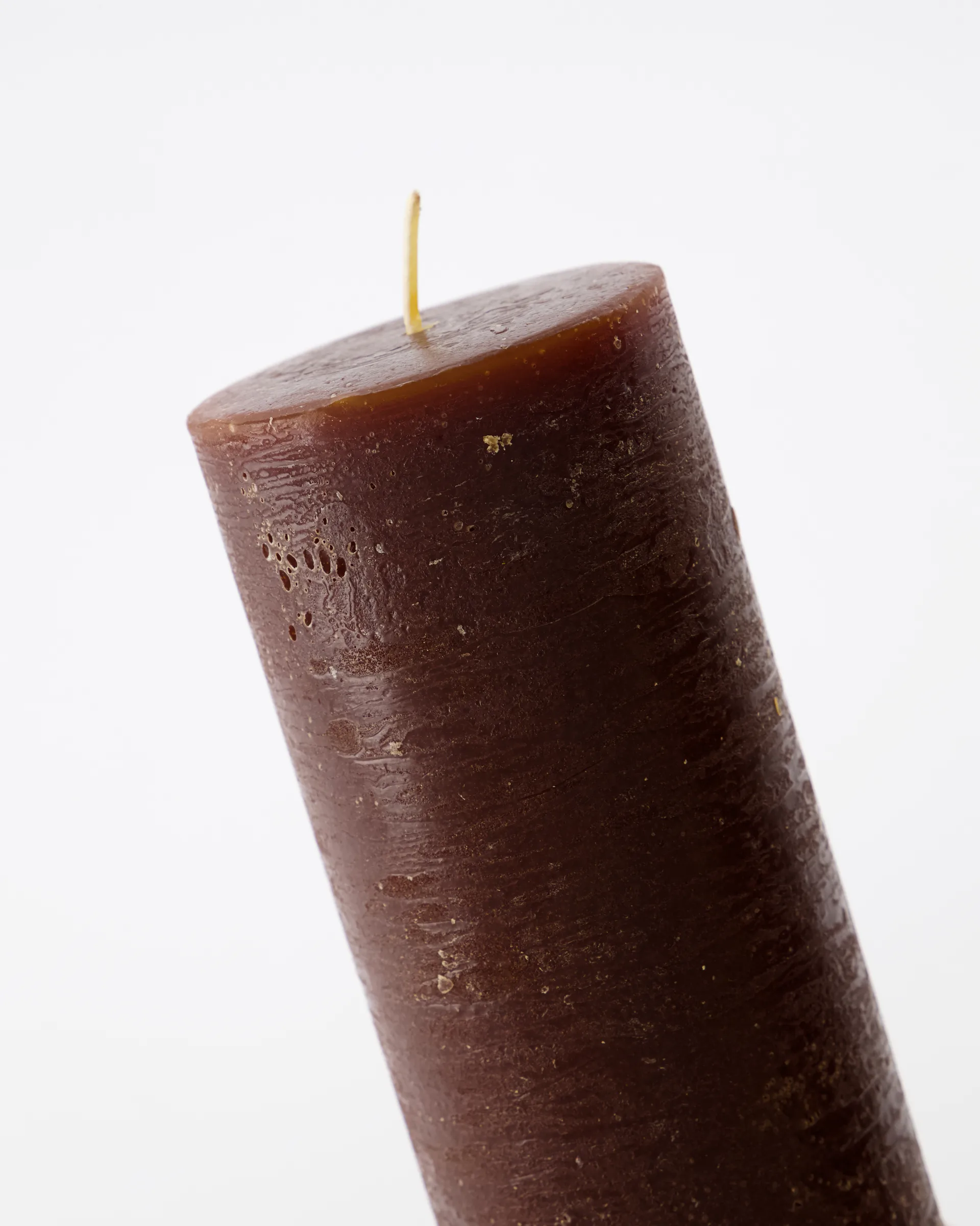 Rustic Wax ブロックキャンドル 15 cm 2個セット, Cognac House Doctor | ハウスドクター