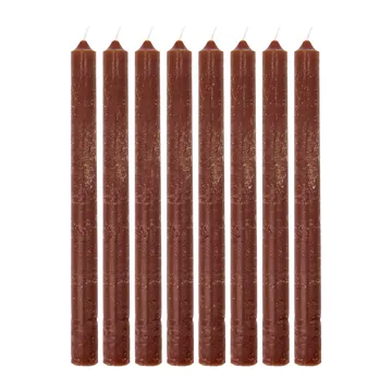 Rustic Wax light 25 cm 8パック - Cognac - House Doctor | ハウスドクター
