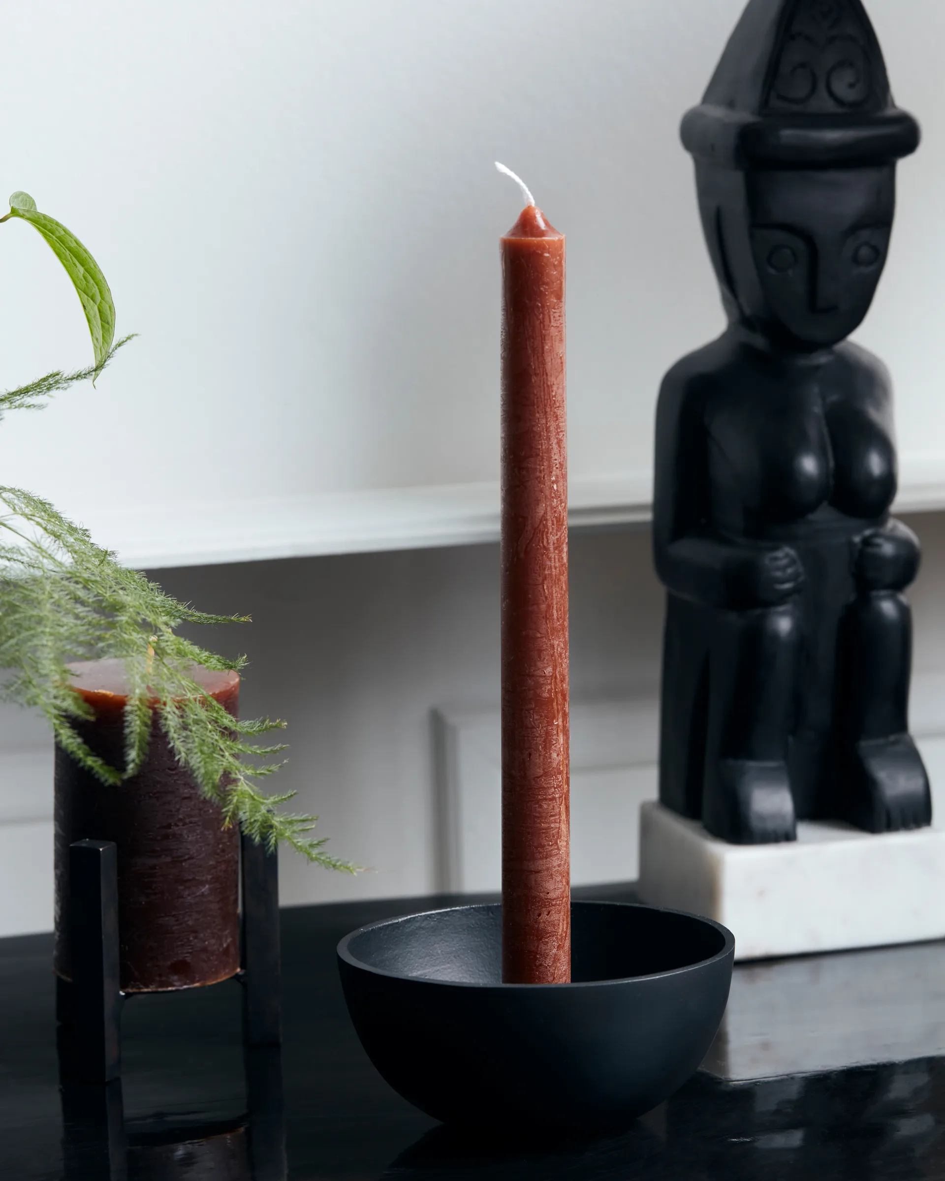 Rustic Wax light 25 cm 8パック, Cognac House Doctor | ハウスドクター