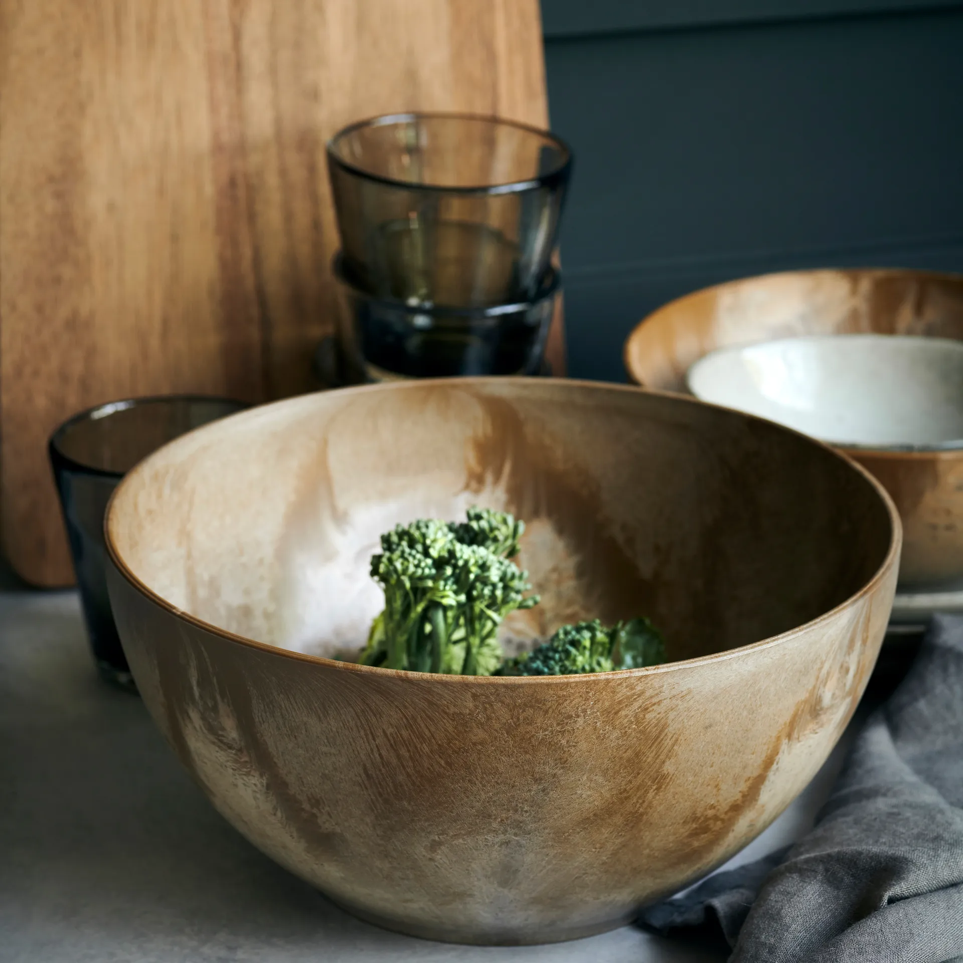 Serveur サービングボウル Ø24 cm, gold House Doctor | ハウスドクター