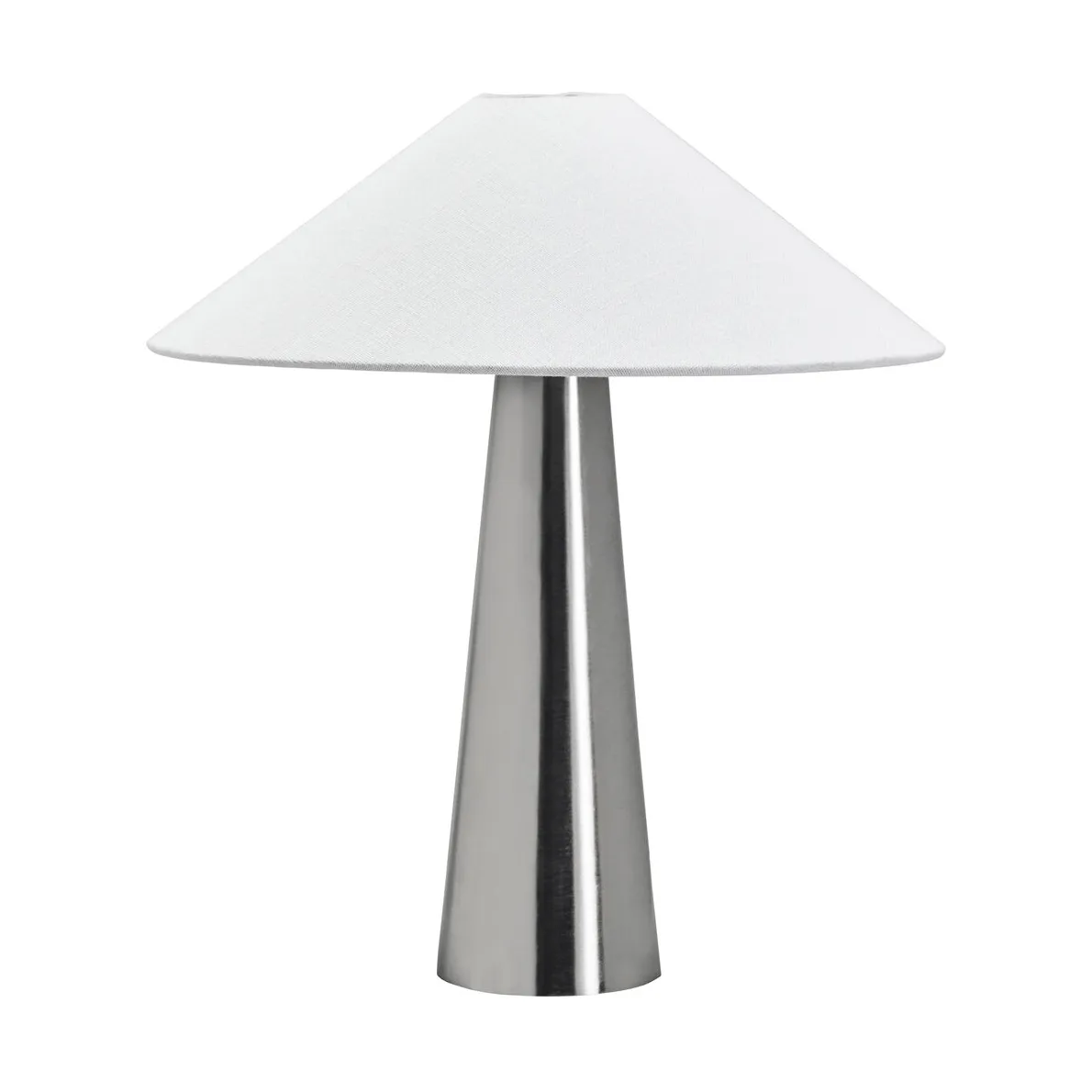 Soffi テーブルランプ, Brushed silver-Off-White, Ø42x48 cm House Doctor | ハウスドクター