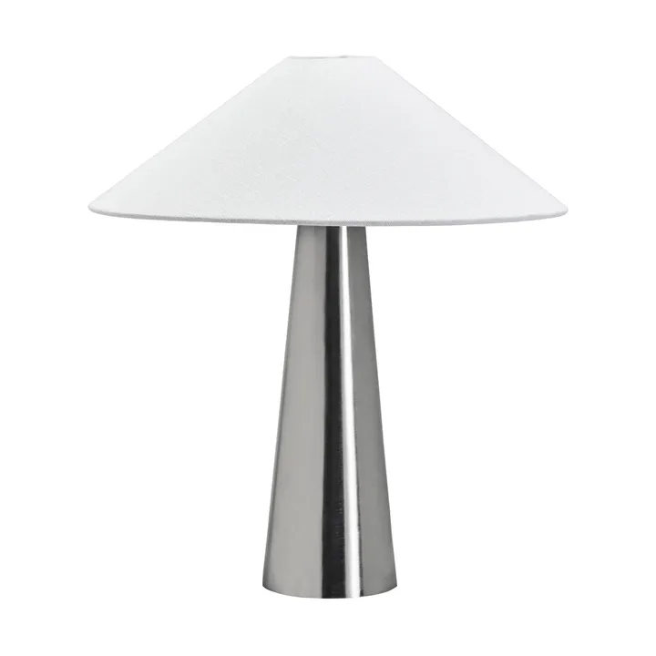 Soffi テーブルランプ - Brushed silver-Off-White, Ø42x48 cm - House Doctor | ハウスドクター