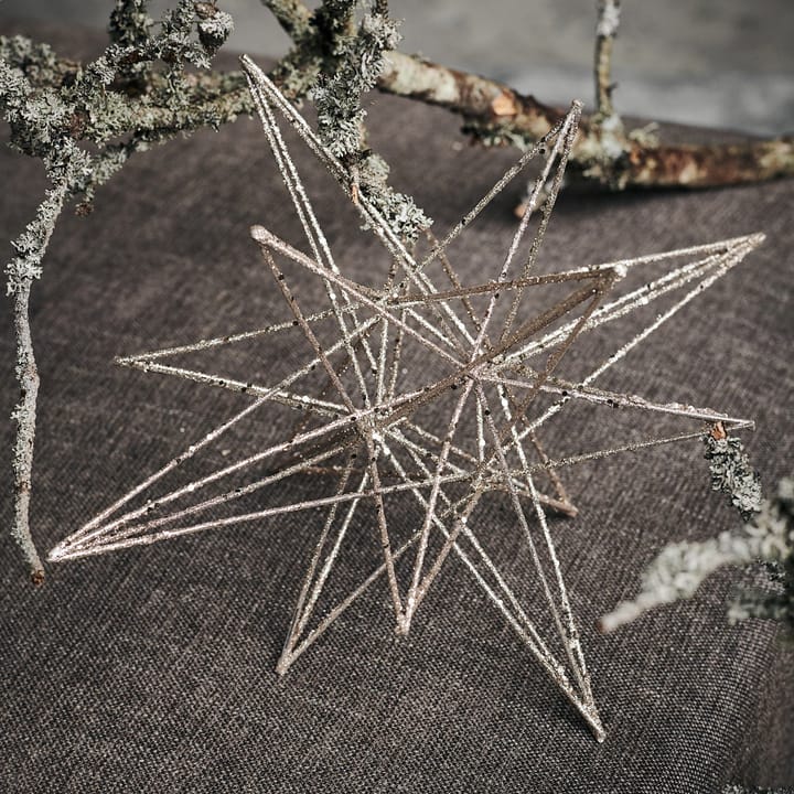 Star クリスマスデコレーション 21x35 cm, Champagne House Doctor | ハウスドクター