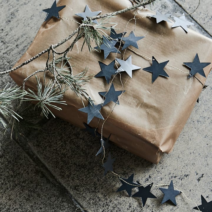 Star garland 2.5 m, black House Doctor | ハウスドクター