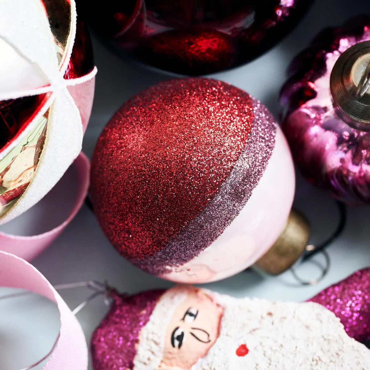 Stripe オーナメント Ø5 cm, Pink-red House Doctor | ハウスドクター