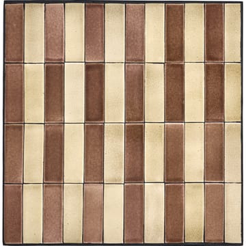 Stripe カフェテーブル 62x62 cm - Dusty rose-beige - House Doctor | ハウスドクター