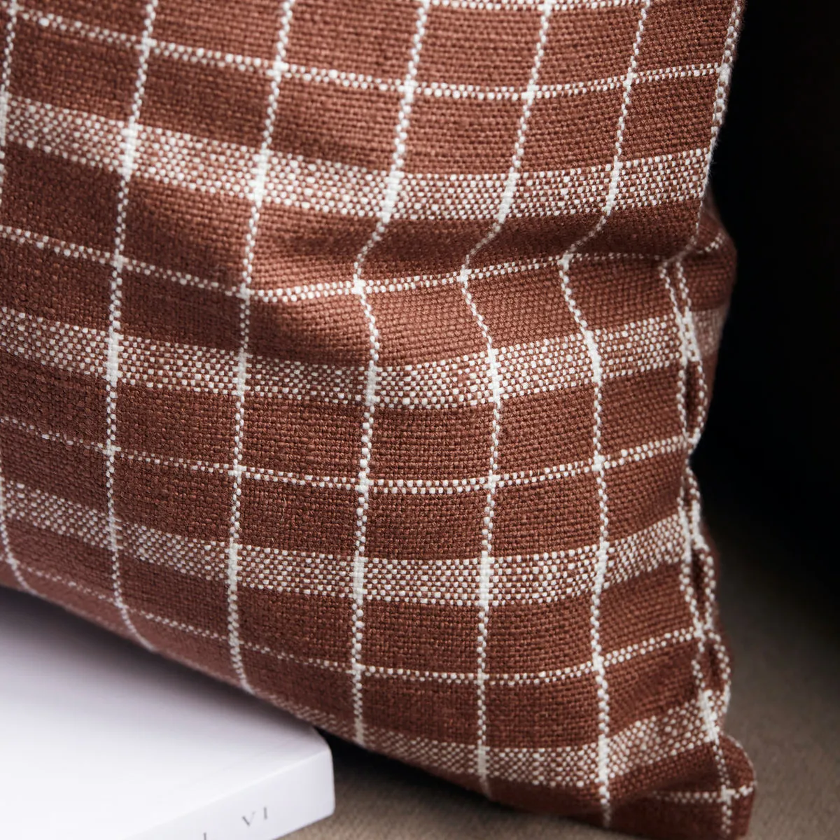 Thame クッションカバー チェック 50x50 cm, Brown House Doctor | ハウスドクター
