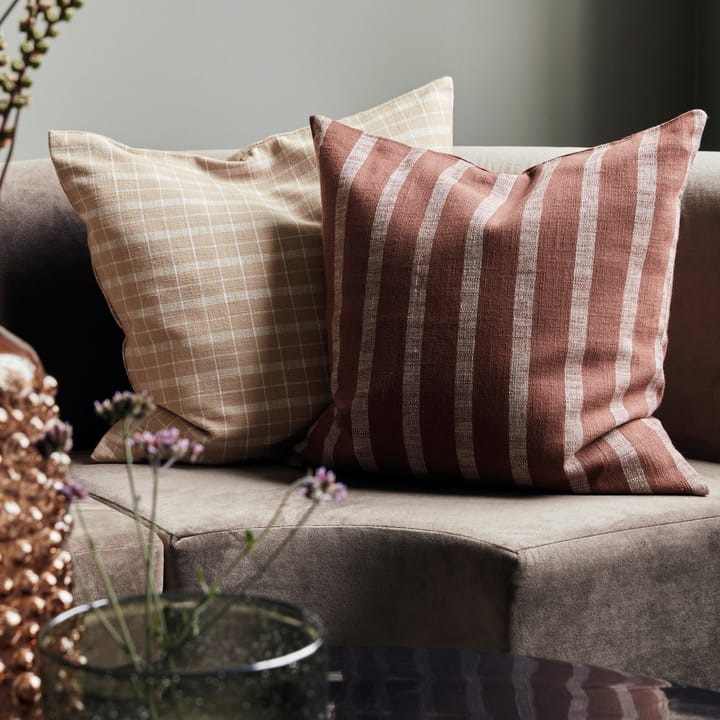 Thame クッションカバー ストライプ 50x50 cm, Brown House Doctor | ハウスドクター