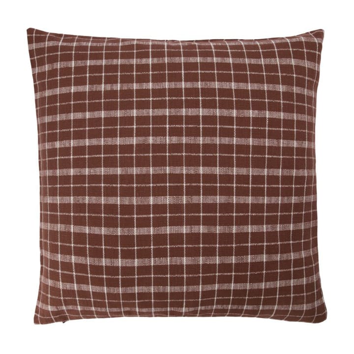 Thame ピローケース checked 50x50 cm - Brown - House Doctor | ハウスドクター