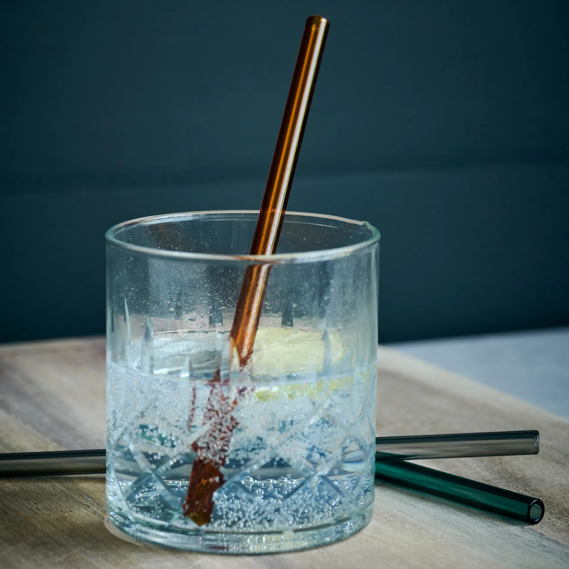 Vaca グラス straw 6パック, green-grey-orange House Doctor | ハウスドクター