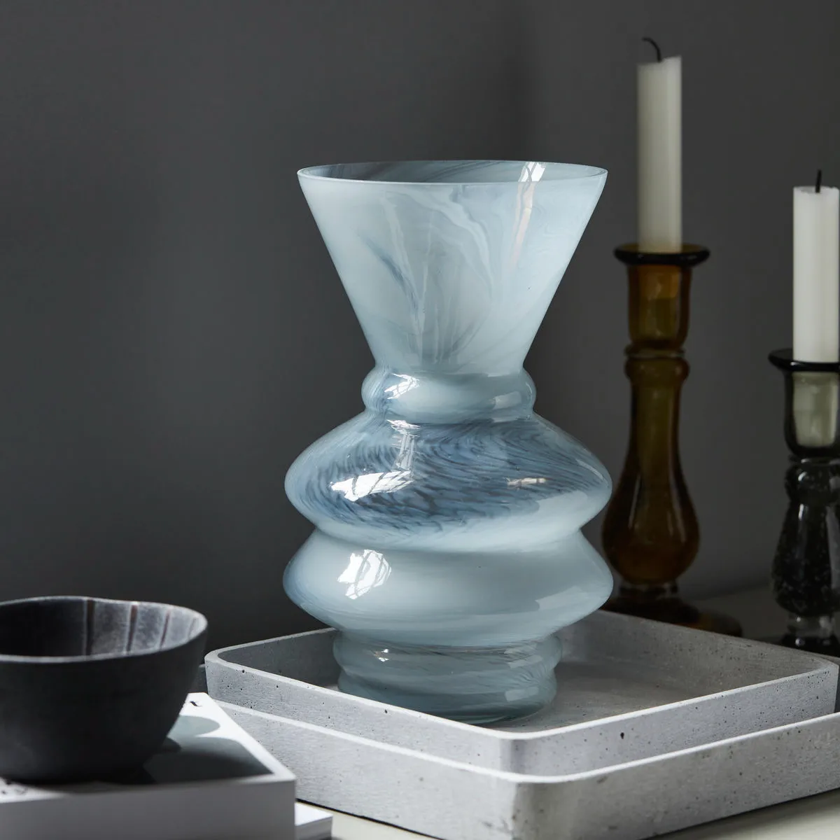 Viel 花瓶 25 cm, Blue House Doctor | ハウスドクター