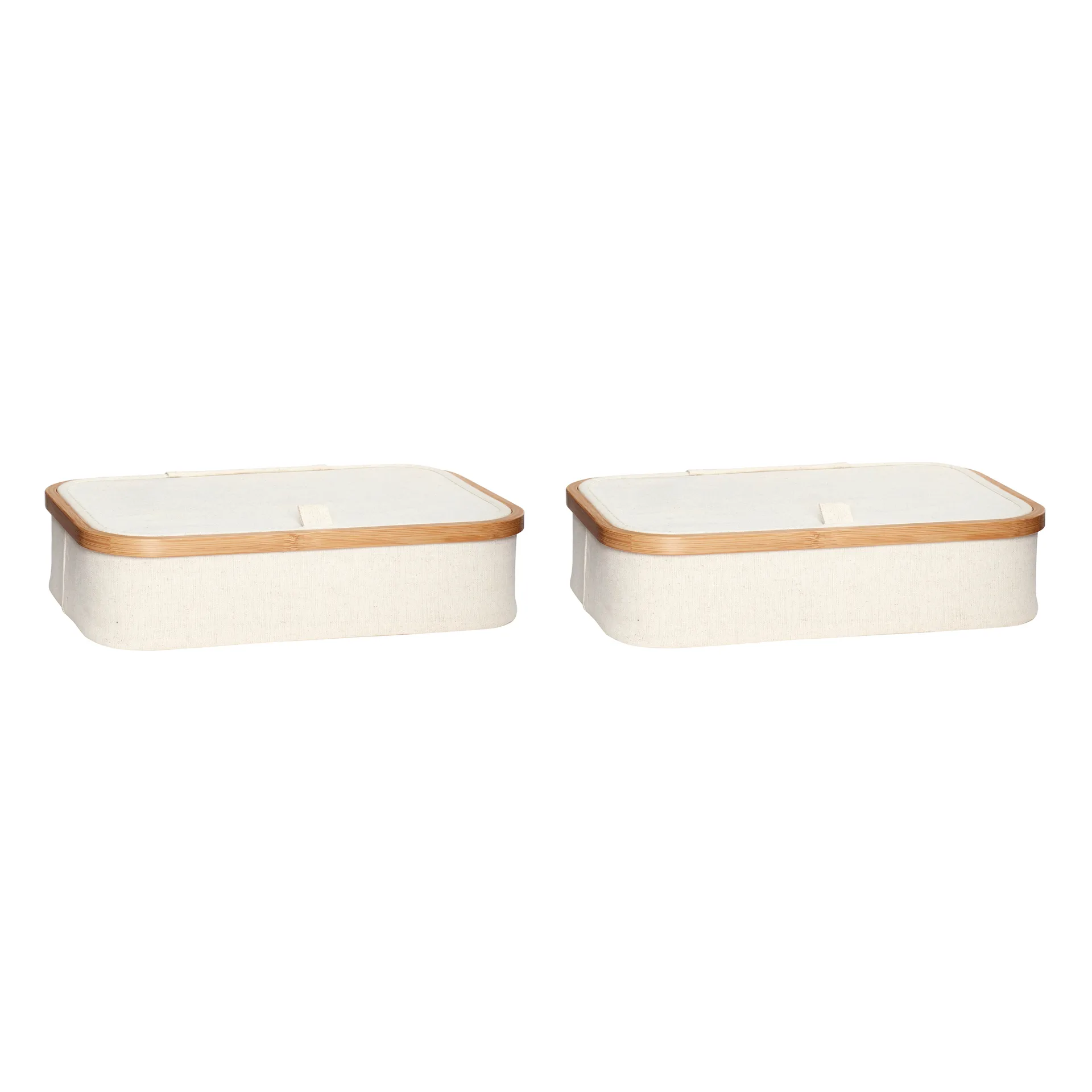 収納ボックス 2個, Beige Hübsch Interior