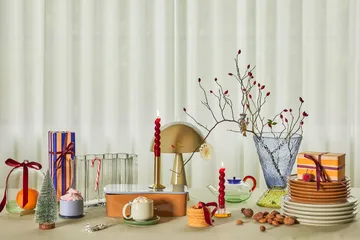 Abyss 花瓶 - Blue - Hübsch Interior