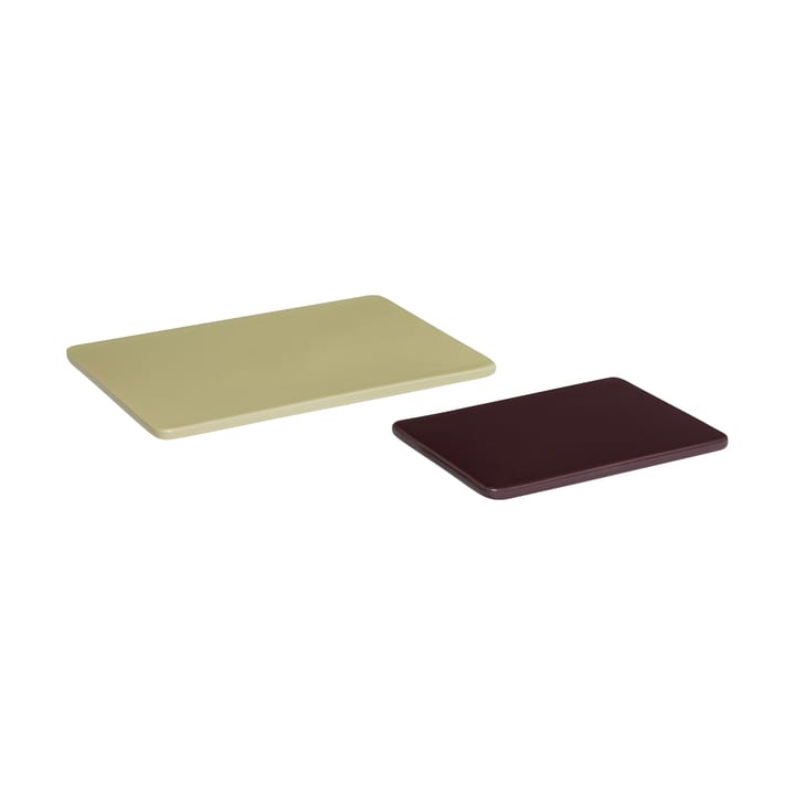 Amare コースターセット 2枚 large - Green-maroon - Hübsch
