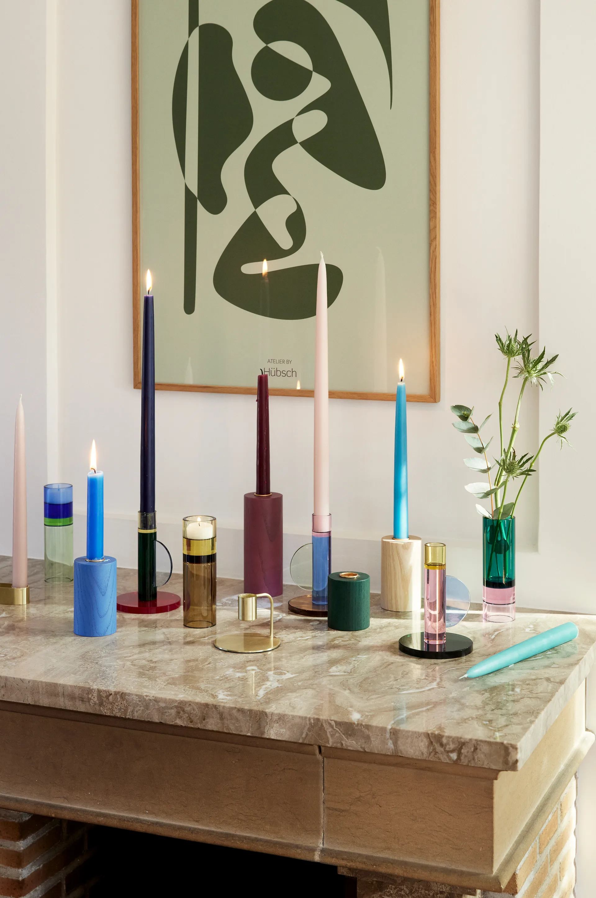 Astro キャンドルホルダー, Blue Hübsch Interior