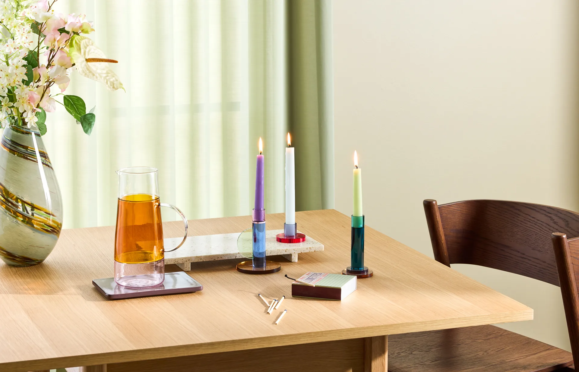 Astro キャンドルホルダー, Blue Hübsch Interior