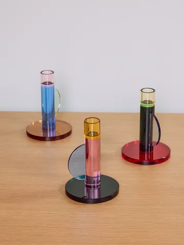 Astro キャンドルホルダー - Pink - Hübsch Interior