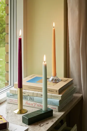 Brick キャンドルホルダー - Green - Hübsch Interior