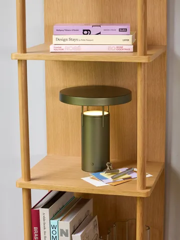 BringMe ポータブルテーブルランプ - Metallic dark green, mini 20 cm - Hübsch Interior