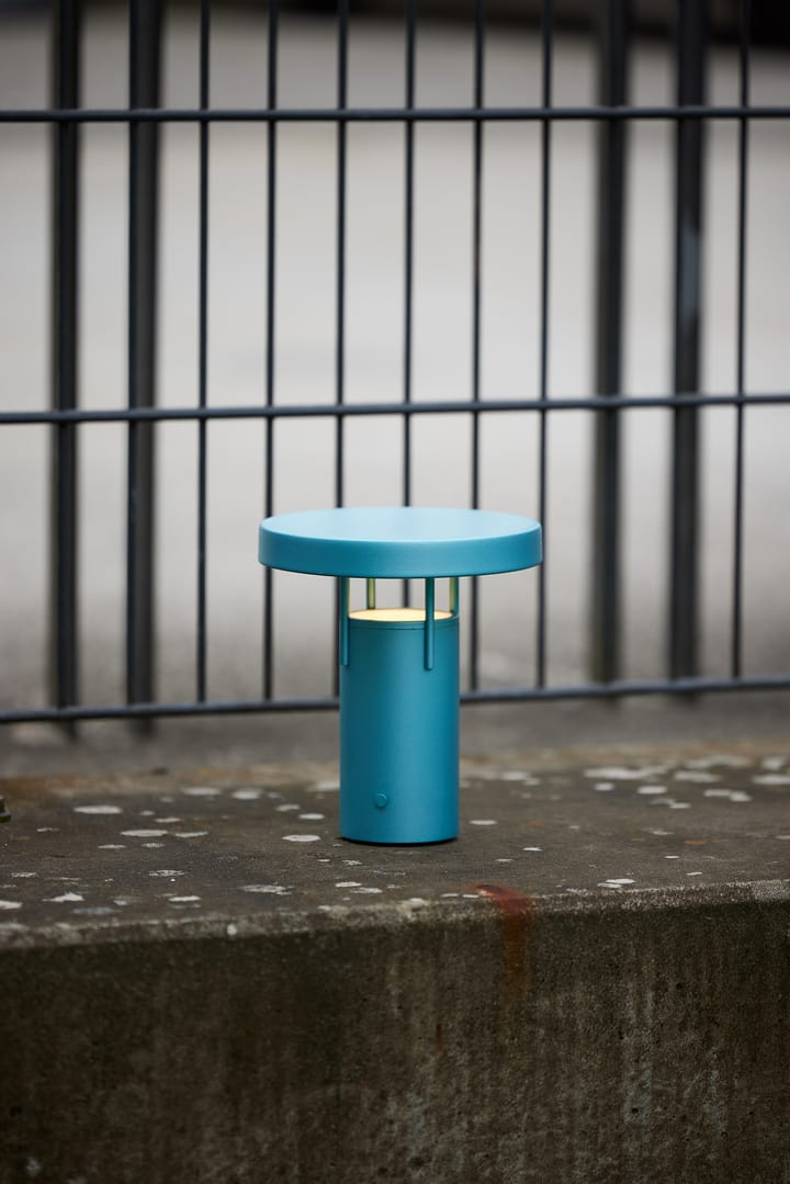 BringMe ミニポータブルテーブルランプ, Metallic turquoise Hübsch Interior