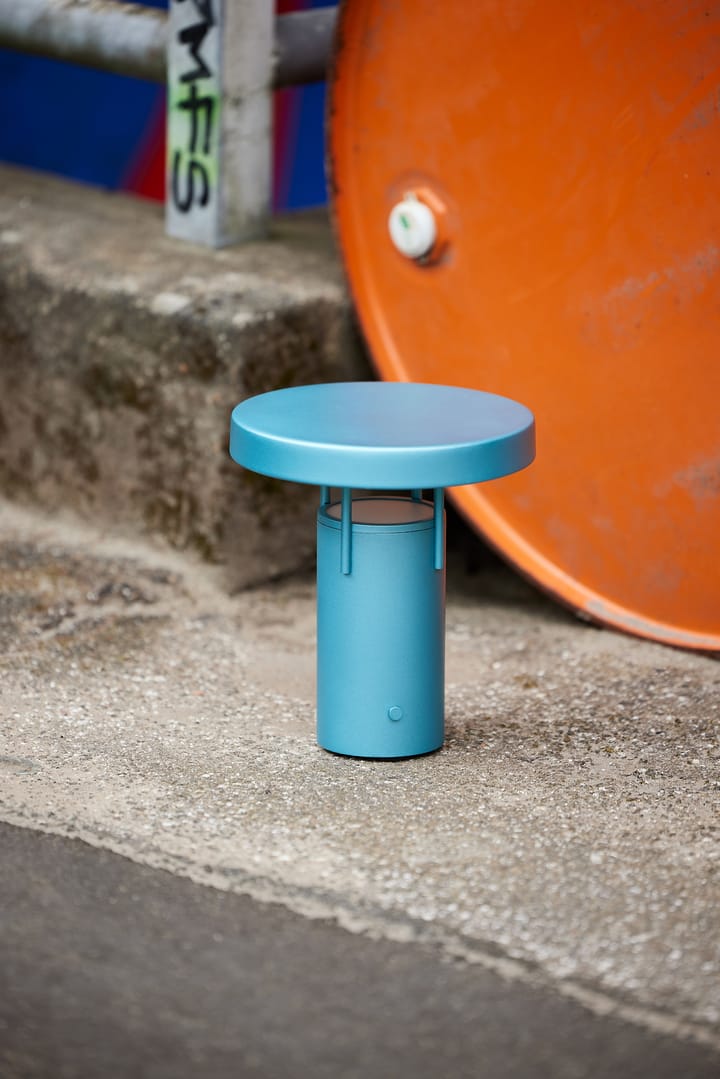 BringMe ミニポータブルテーブルランプ, Metallic turquoise Hübsch Interior