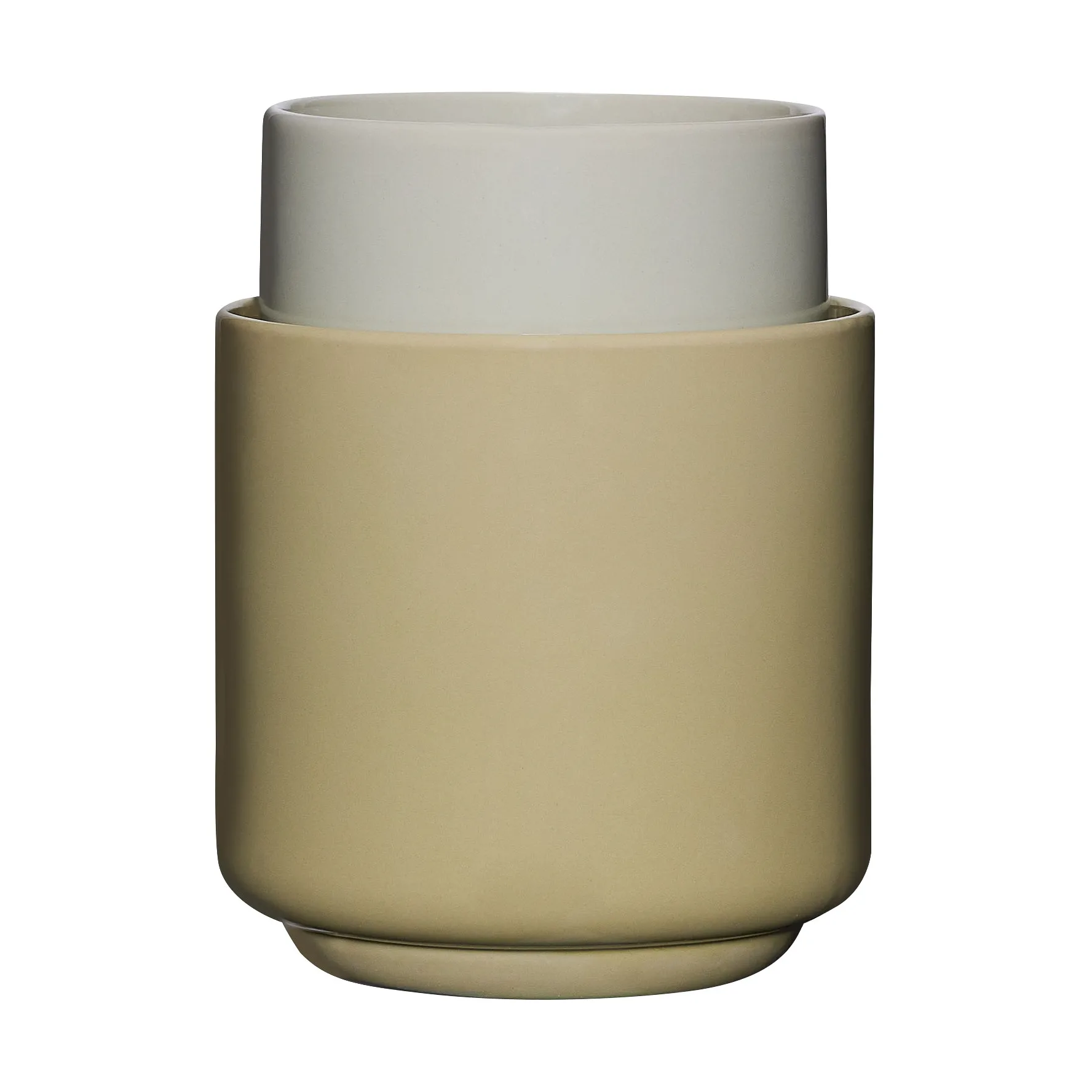 Deux ポットセット 2パーツ, Light green-sand Hübsch Interior