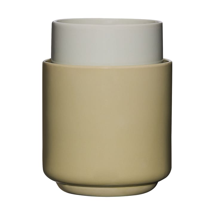 Deux ポットセット 2パーツ - Light green-sand - Hübsch