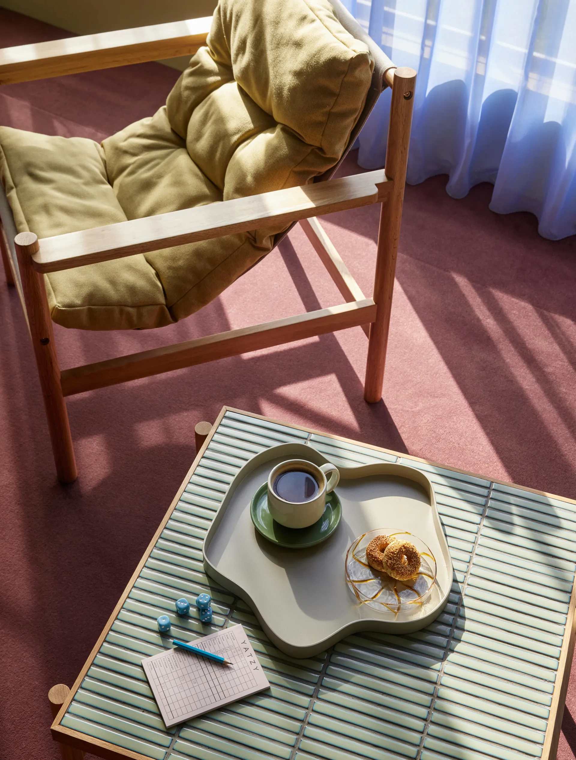 Heir 収納ジャー low, Yellow Hübsch Interior