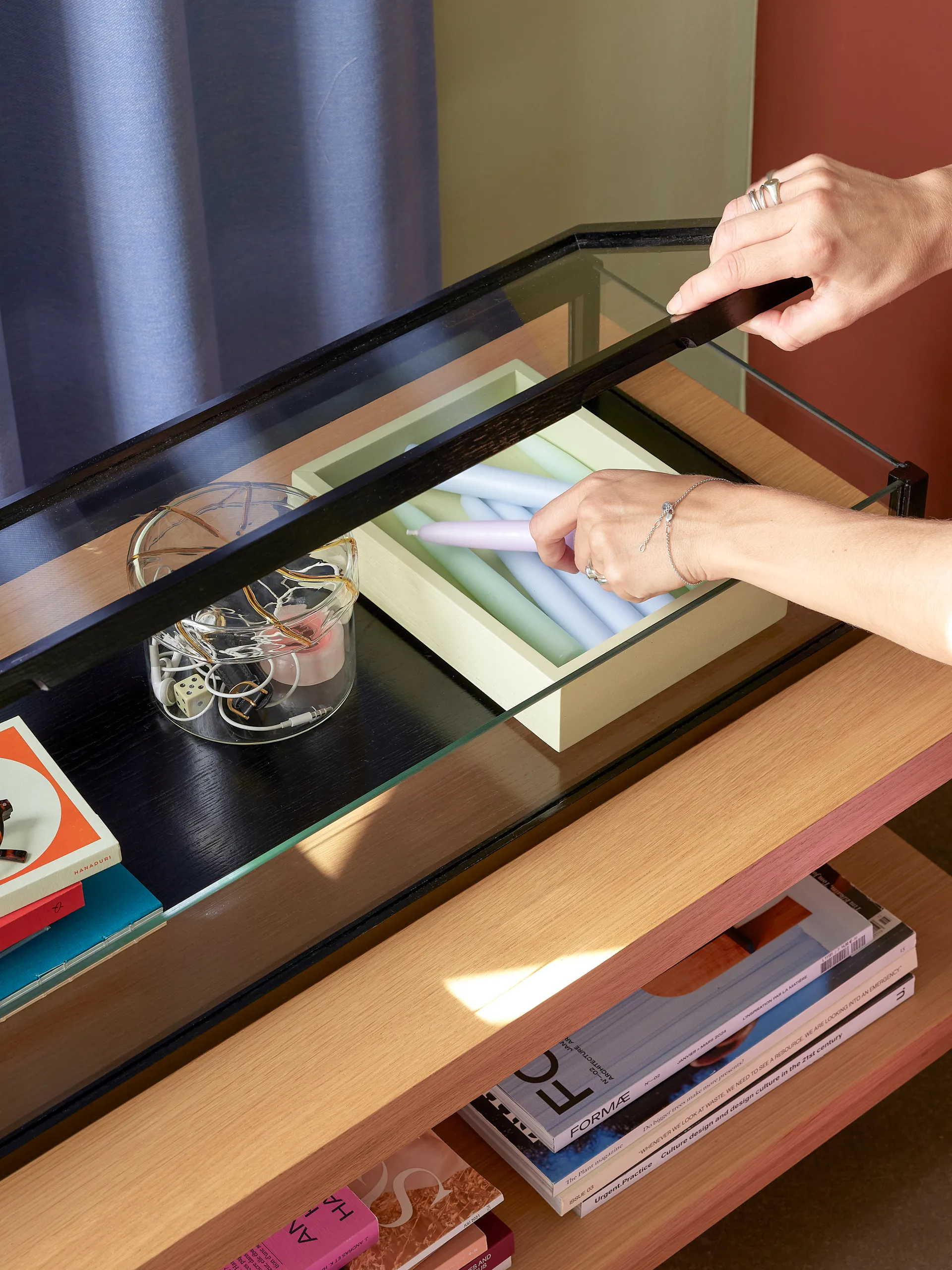 Heir 収納ジャー low, Yellow Hübsch Interior