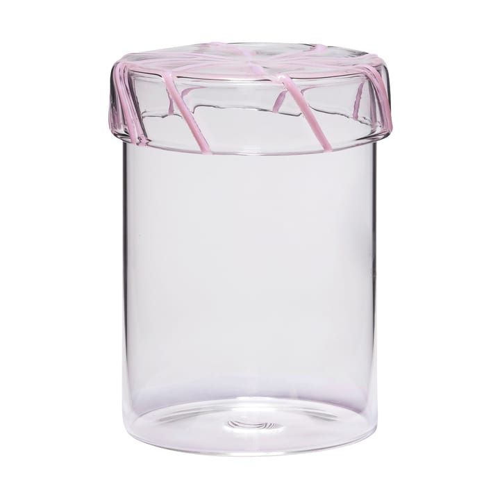 Heir 収納ジャー グラス M - Pink - Hübsch