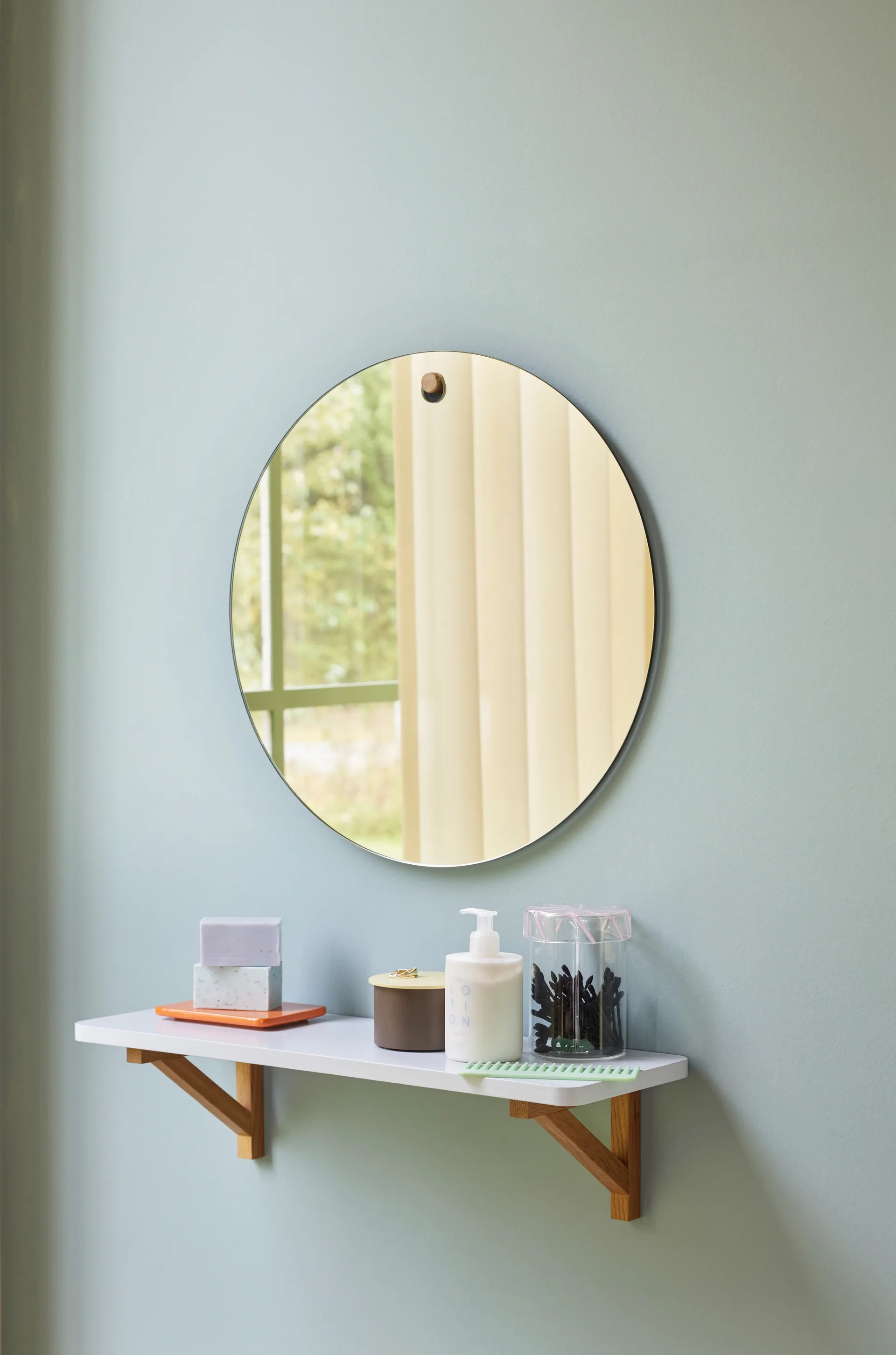 Heir 収納ジャー グラス M, Pink Hübsch Interior