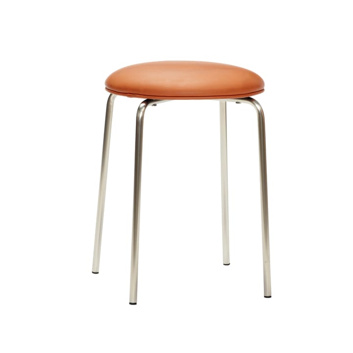 Hübsch スツール H48 cm - Metal-nickel-brown - Hübsch