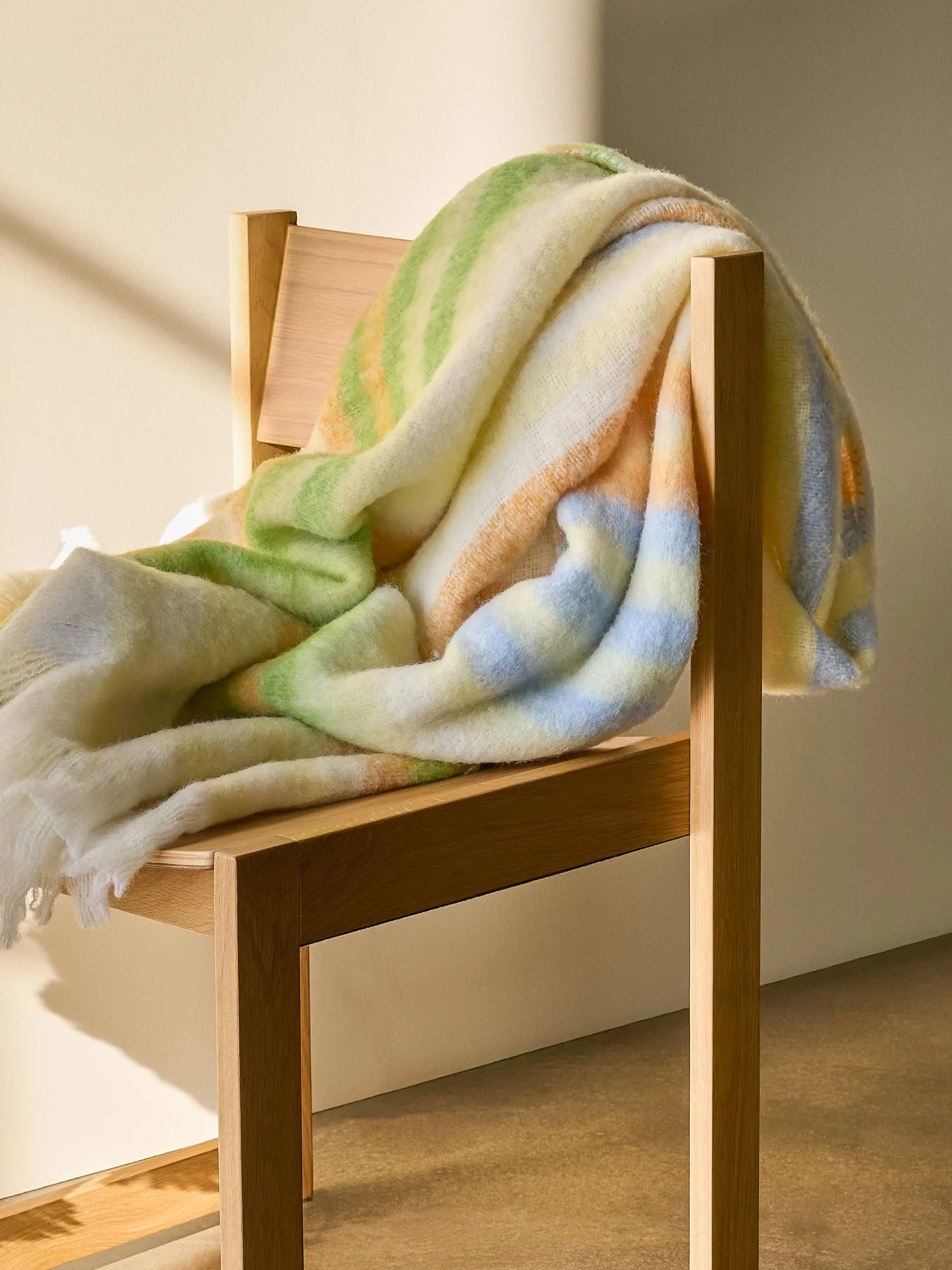 Loom スローブランケット, Yellow, 140x200 cm Hübsch Interior