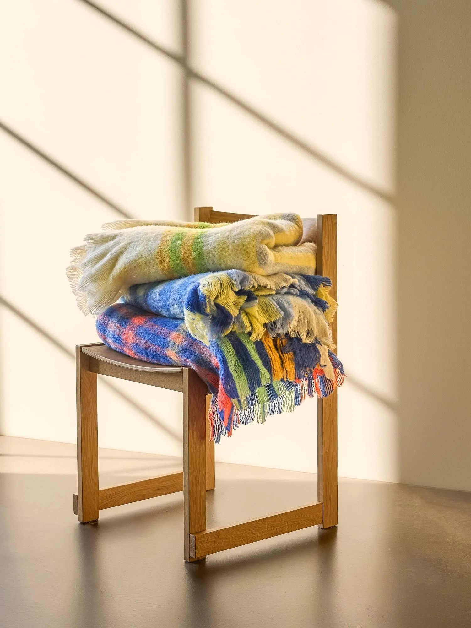 Loom スローブランケット, Yellow, 140x200 cm Hübsch Interior