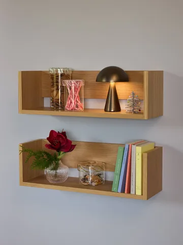 Mush ポータブルテーブルランプ - Burnished brass, 20 cm - Hübsch Interior