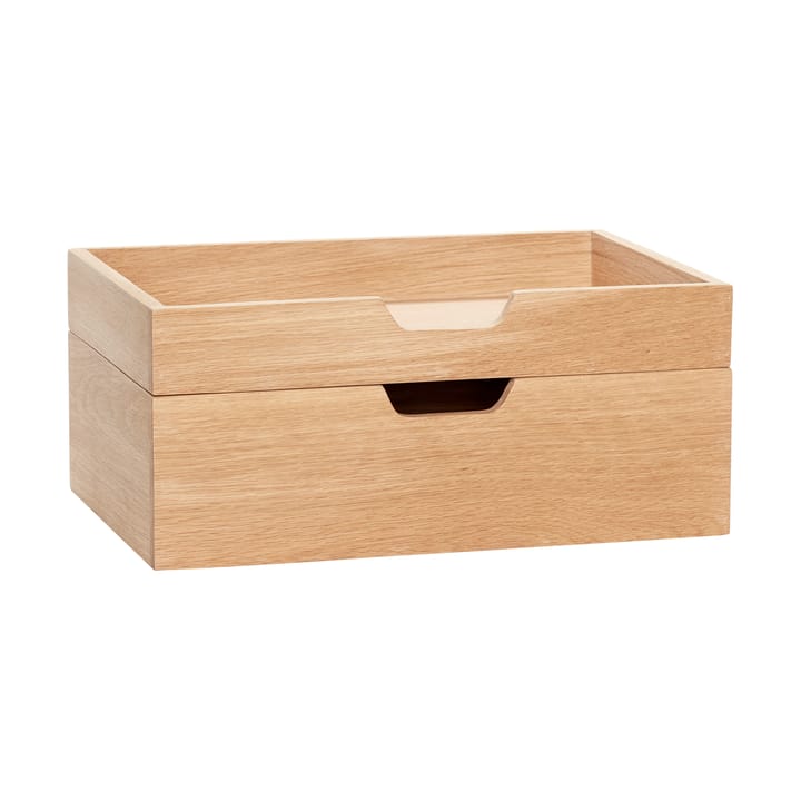 Note 収納ボックス 2セット - Oak - Hübsch