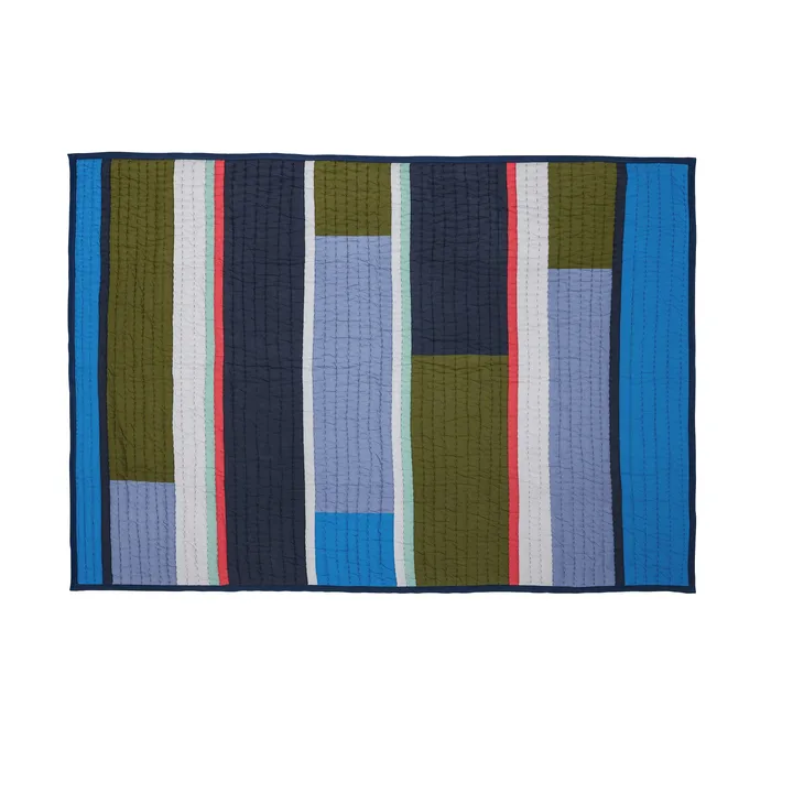 Pavilion スロー - Blue-multicolour, 140x200 cm - Hübsch