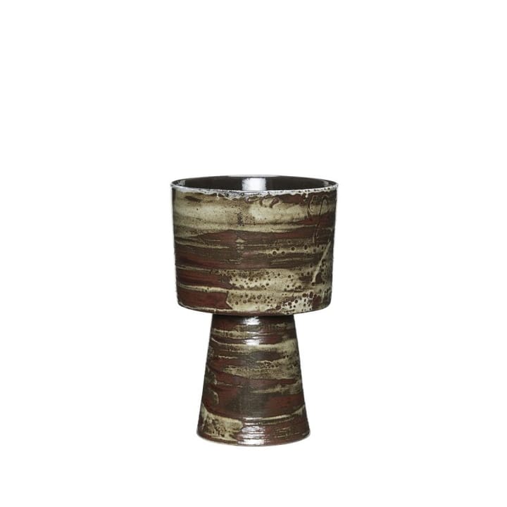 Plinth 鉢 Ø17 cm - Wine-red sand - Hübsch