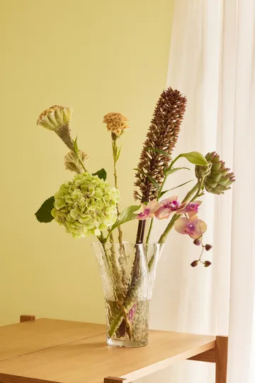 Ruffle 花瓶 - Clear - Hübsch Interior