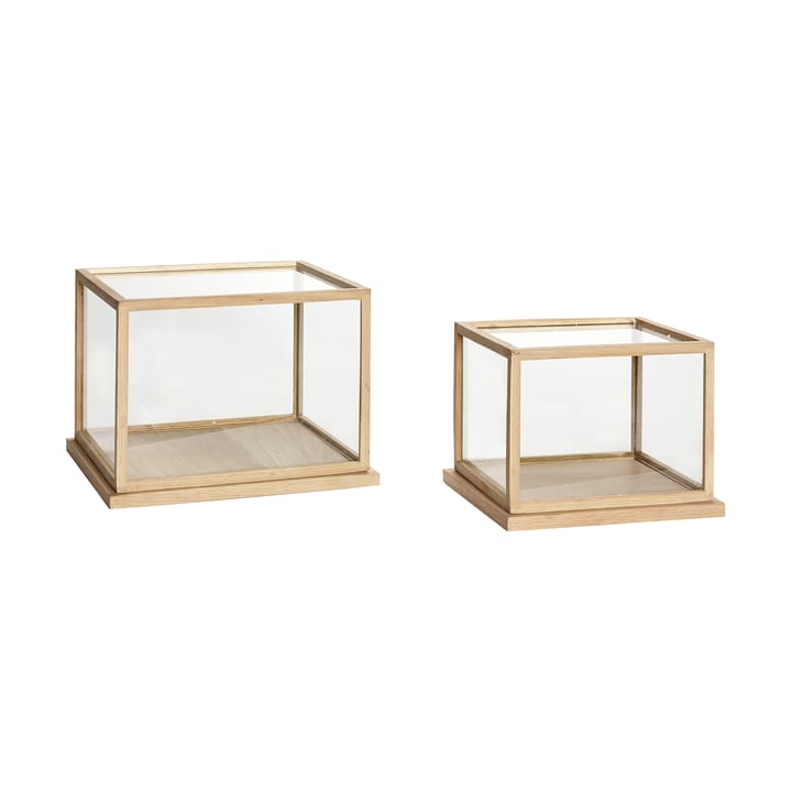 Spectacle ディスプレイボックス S 2個セット - Oak - Hübsch