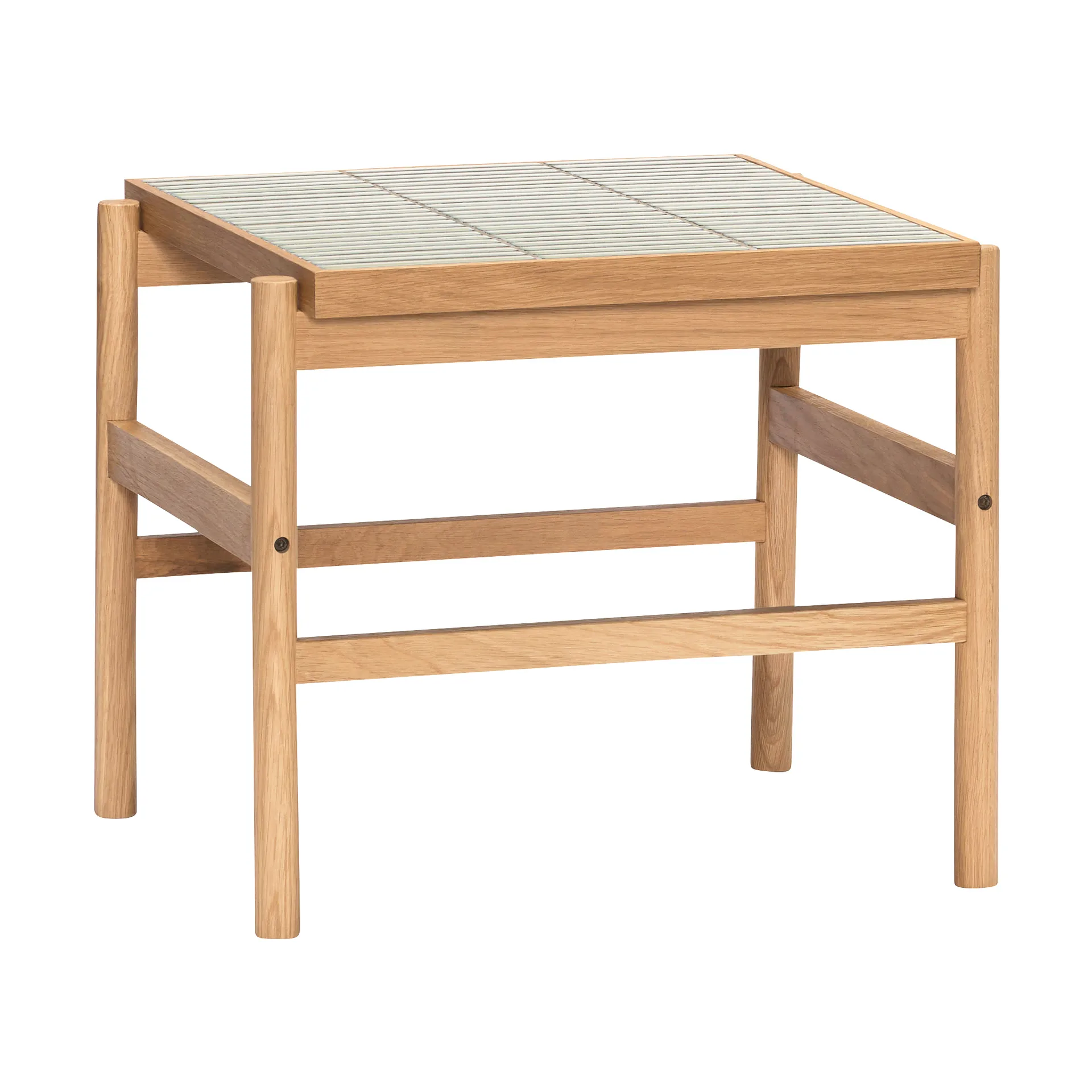Tile サイドテーブル, Oak-mint Hübsch Interior
