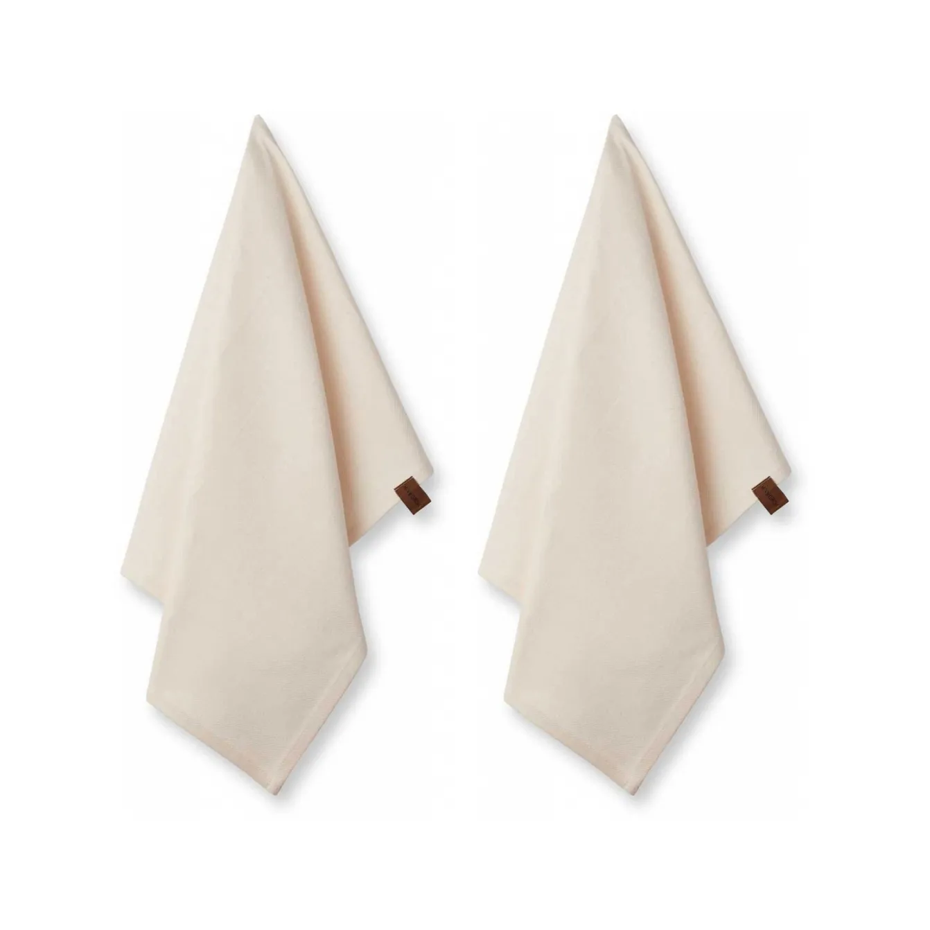 Humdakin オーガニックキッチンタオル 45x70 cm 2パック, Shell Humdakin