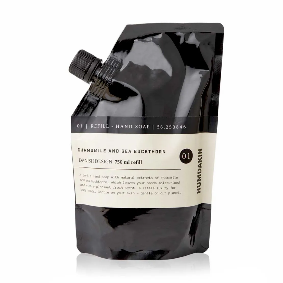 Humdakin ハンドソープ リフィル用 750 ml, Chamomille & sea buckthorn Humdakin