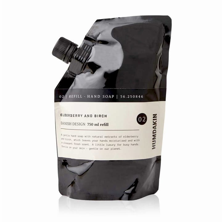 Humdakin ハンドソープ リフィル用 750 ml, Elderberry & birch Humdakin