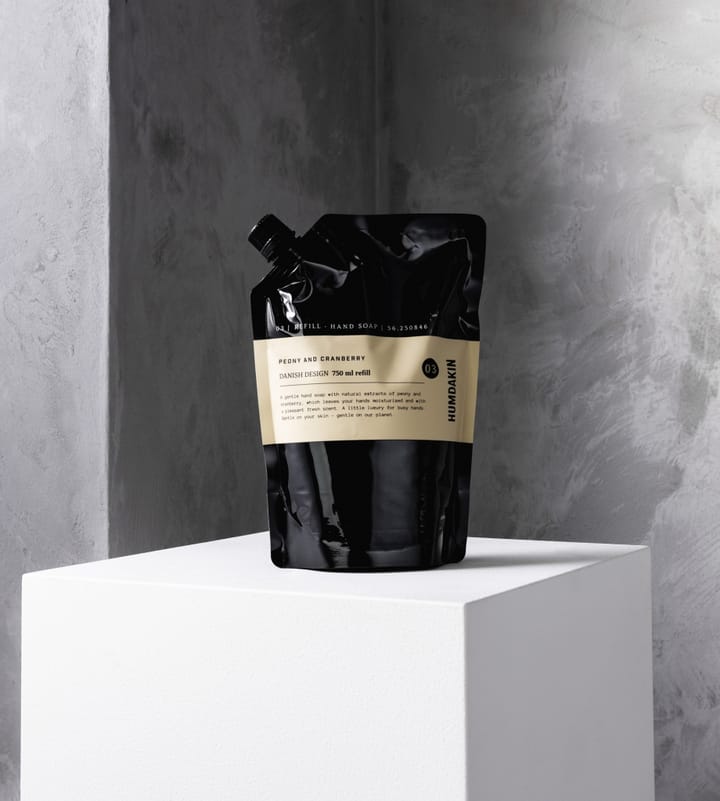 Humdakin ハンドソープ リフィル用 750 ml, Peony & cranberry Humdakin