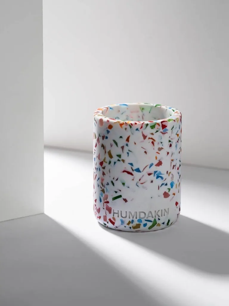 Humdakin Terrazzo 歯ブラシマグ 10 cm, Rainbow Humdakin