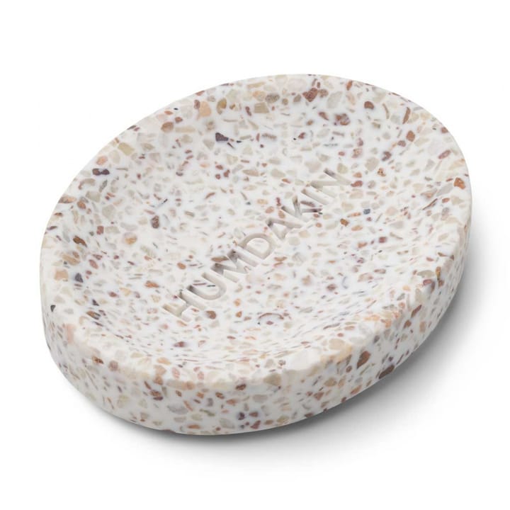 Humdakin Terrazzo ソープディッシュ10x13 cm - White-brown - Humdakin