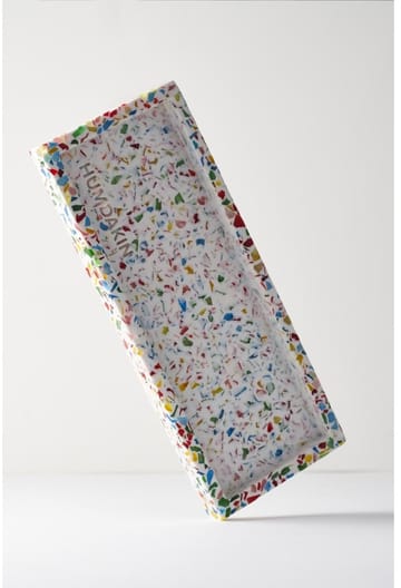 Humdakin Terrazzo トレイ 10x25 cm - Rainbow - Humdakin