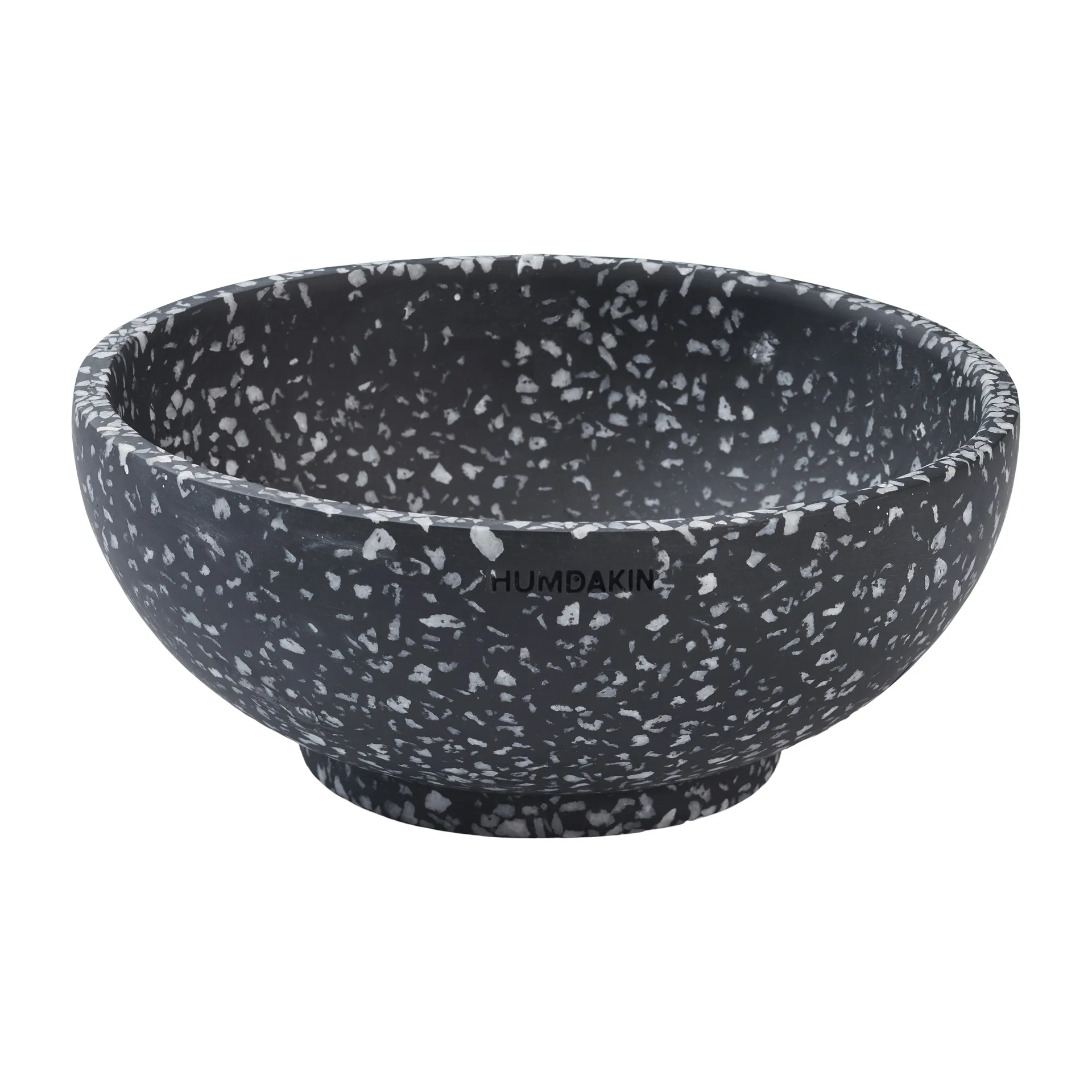 Humdakin Terrazzo ボウル Ø18 cm, Black Humdakin