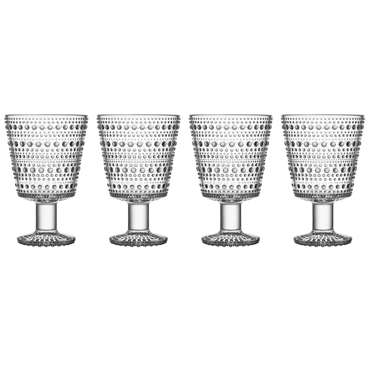 カステヘルミ ベース付きウォーターグラス 26 cl 4パック - clear - Iittala | イッタラ
